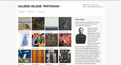 Desktop Screenshot of galerietrintignan.com